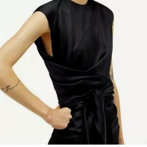 NEW ZARA&NARCISCO  RODRIGUEZ collab Side Wrap Tie Top Size XXL